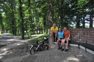 Us out on a ride with Louis in the Netherlands, July 2012.