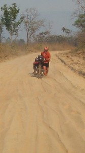 At times, the sand was too deep to stay upright. Unfortunately, pushing the bikes wasn't much easier.