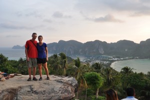 We took the hike up to the island viewpoint.