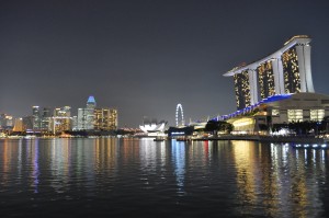 Marina Bay by night