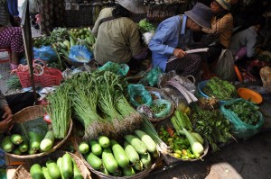 Vegetable section... tame enough.