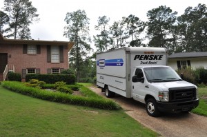 We actually have so much stuff stored in Nashville that we had to rent a moving truck to get it all there! We borrowed a pickup for the load to Abbeville. 