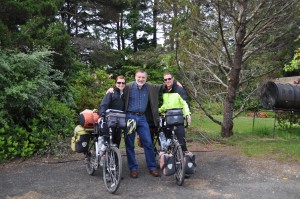 Brian had also done a long cycling trip himself--a 4,000 mile pilgrimage. Always fun to meet other cyclists!