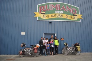 At the Rumiano cheese factory in Crescent City... so thankful for our time with the Romero family!