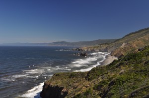 Our first morning out on California's Highway 1.