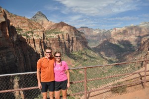 View from the Canyon Overlook hike--definitely a park highlight.