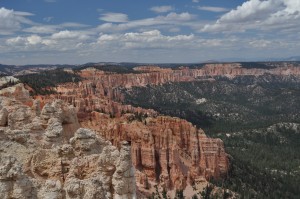 The view from Rainbow Point--at the far end of the canyon.