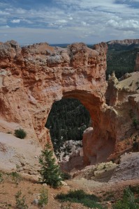 Natural Bridge--one of the many arches that can be found in Bryce.