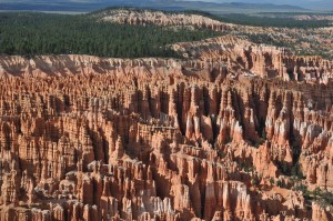 Hiking the Rim Trail gave us closer looks into the erosion process. 