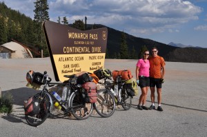 Crossing the Continental Divide at Monarch Pass... our highest elevation since we were in the Andes. No more major mountain ranges between us and home!