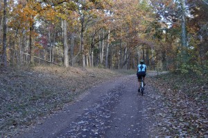 A short detour on a small, preserved section of the Old Trace.