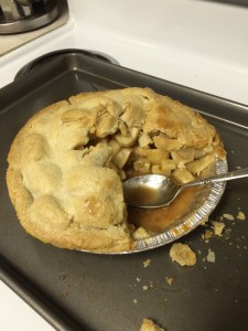 Now that's a tasty pie... fresh out of the oven.