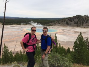 The Ergo Baby was definitely a great choice for this hike. The hill was steep! We were glad to have our trekking poles for extra balance as well.