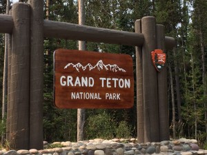 The drive from JH to Yellowstone takes you right through the beautiful scenery of Grand Teton National Park. Unfortunately, no awesome pictures of that because the views were clouded by smoke from wildfires in neighboring states. 