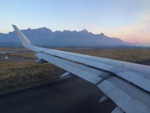 View from our early morning departure. So thankful for the week we had to get away and disconnect from normal life. Travel is good for the soul!